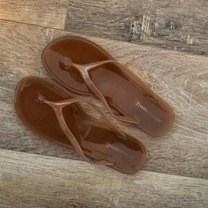 Jeffrey Campbell Brown Jelly Sandals